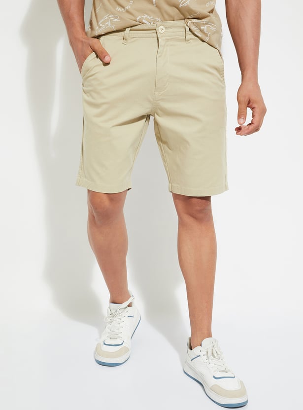 URB_N Men Solid Shorts