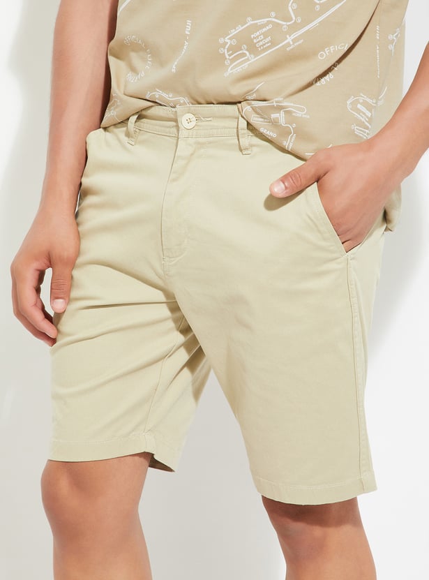 URB_N Men Solid Shorts