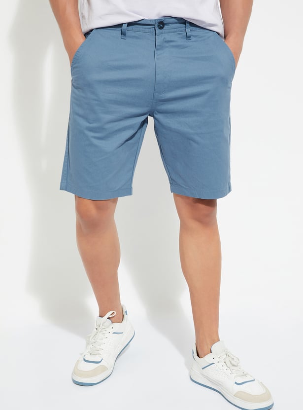 URB_N Men Solid Shorts