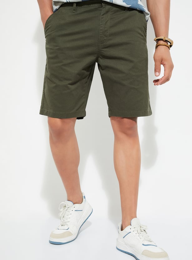 URB_N Men Solid Shorts