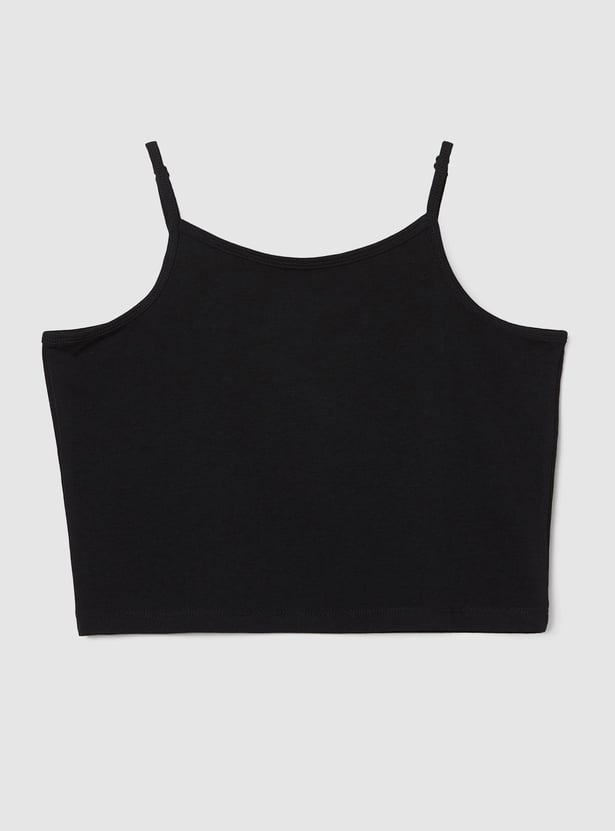 Girls Mesh Top with Camisole