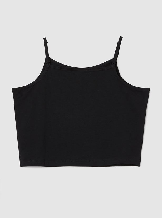 Girls Mesh Top with Camisole