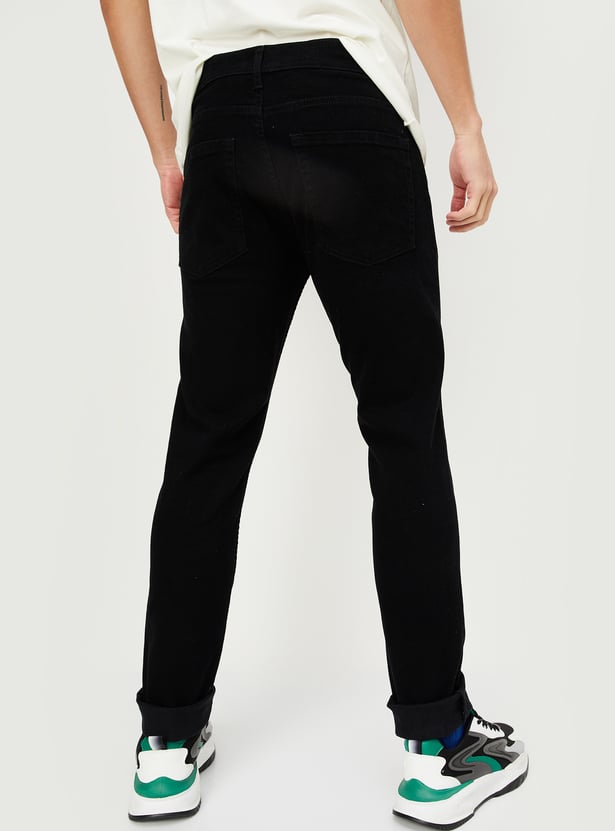 Men Skinny Fit Solid Jeans