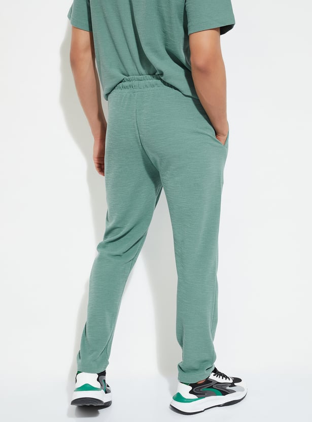 URB_N Men Waffle Knit Track Pants