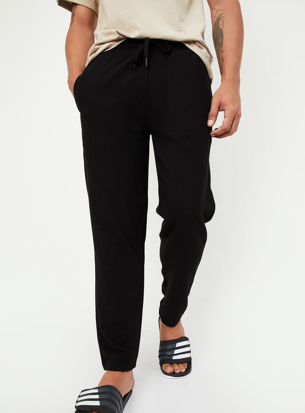 Men Textured Lounge Pants