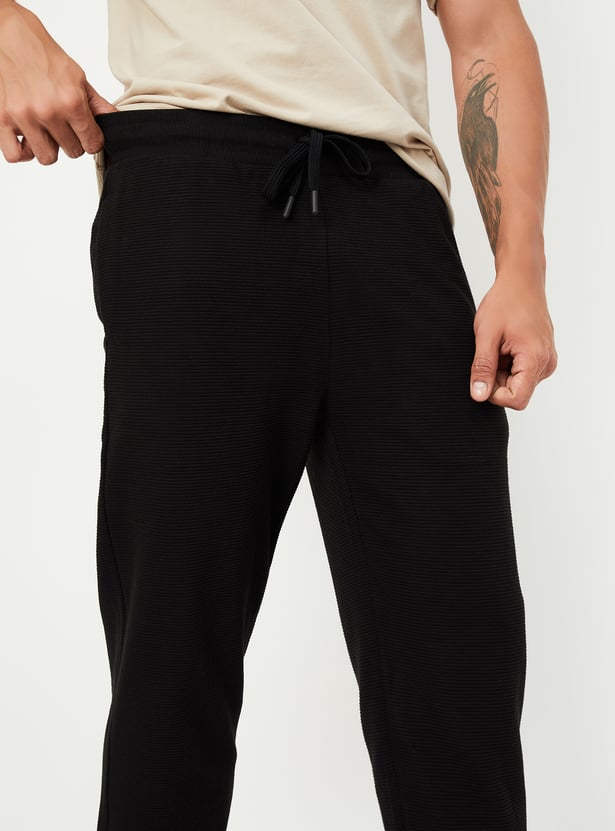 Men Textured Lounge Pants