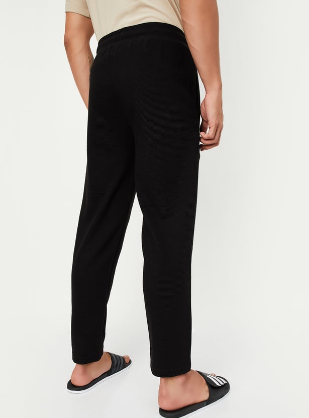 Men Textured Lounge Pants