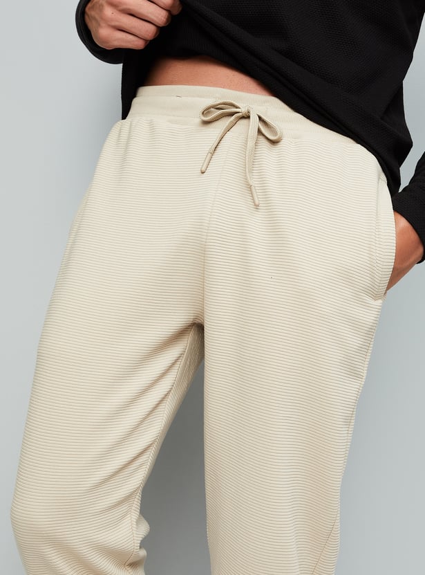 Men Textured Lounge Pants