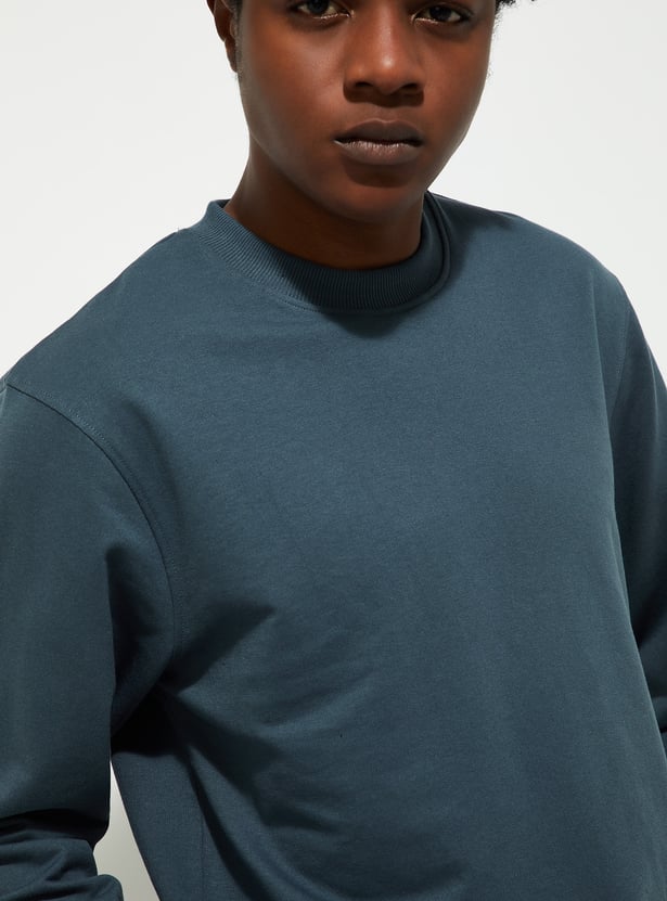 URB_N Men Solid Sweatshirt