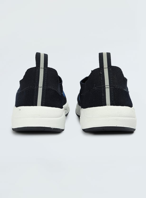 Boys Striped Slip-On Sports Shoes