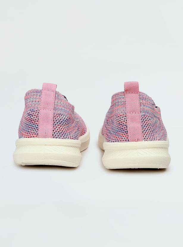 Girls Knit Slip-On Sports Shoes