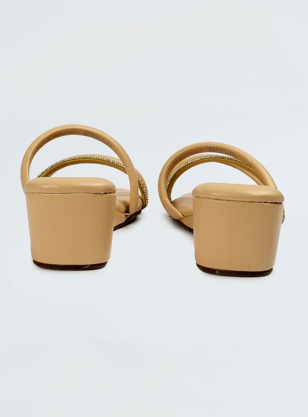 Women Embellished Strappy Wedges
