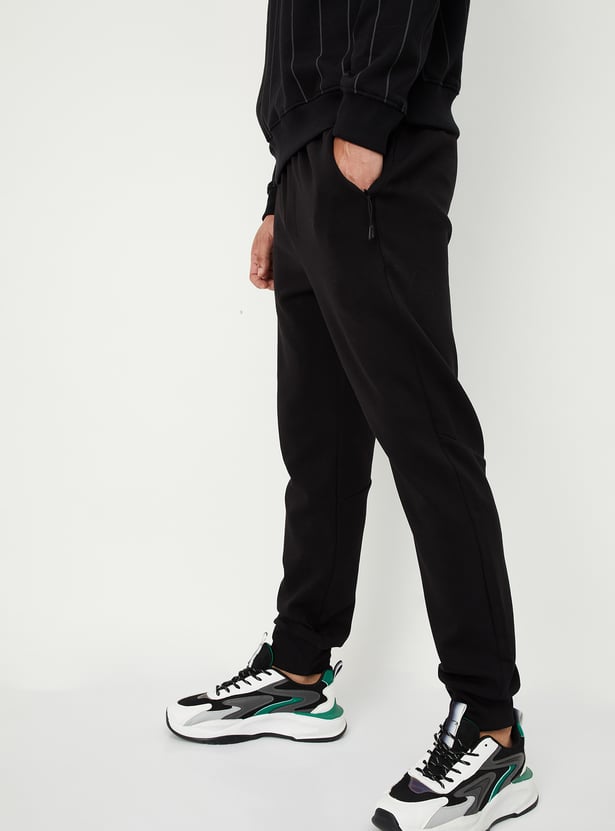 Men Solid Athleisure Joggers