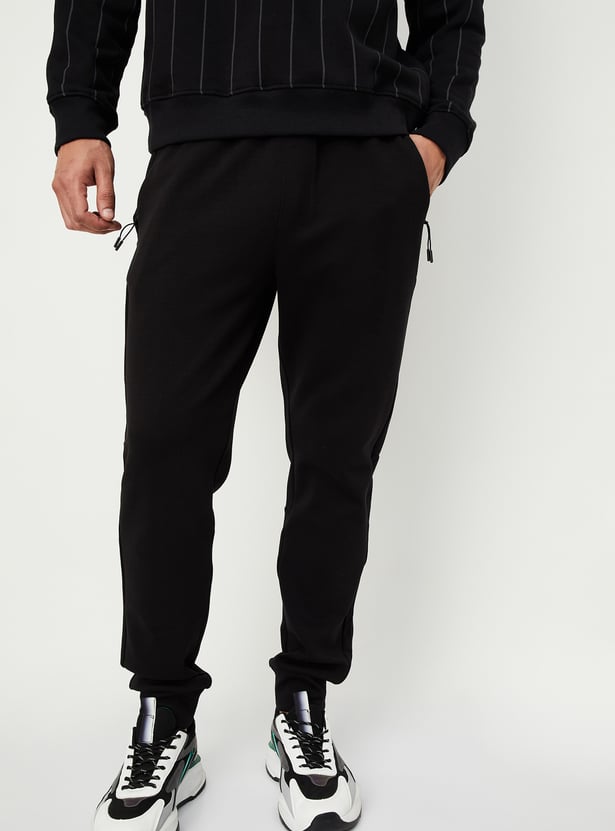 Men Solid Athleisure Joggers