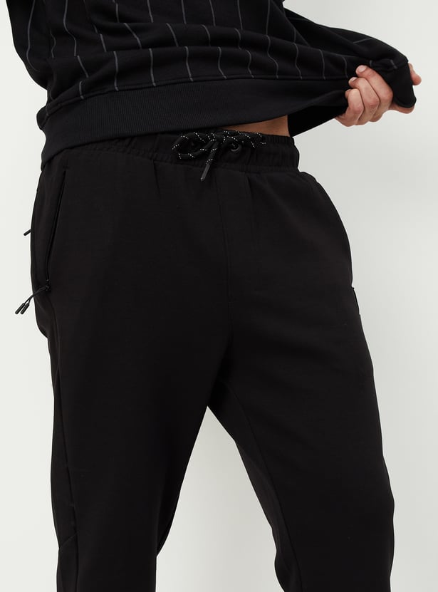 Men Solid Athleisure Joggers