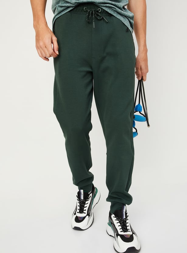 Men Solid Athleisure Joggers