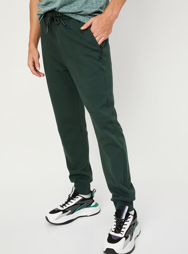 Men Solid Athleisure Joggers