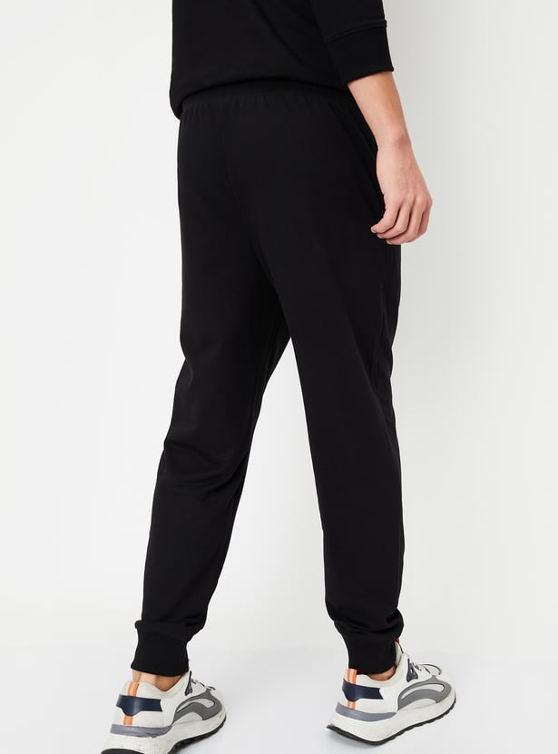 Men Solid Athleisure Joggers