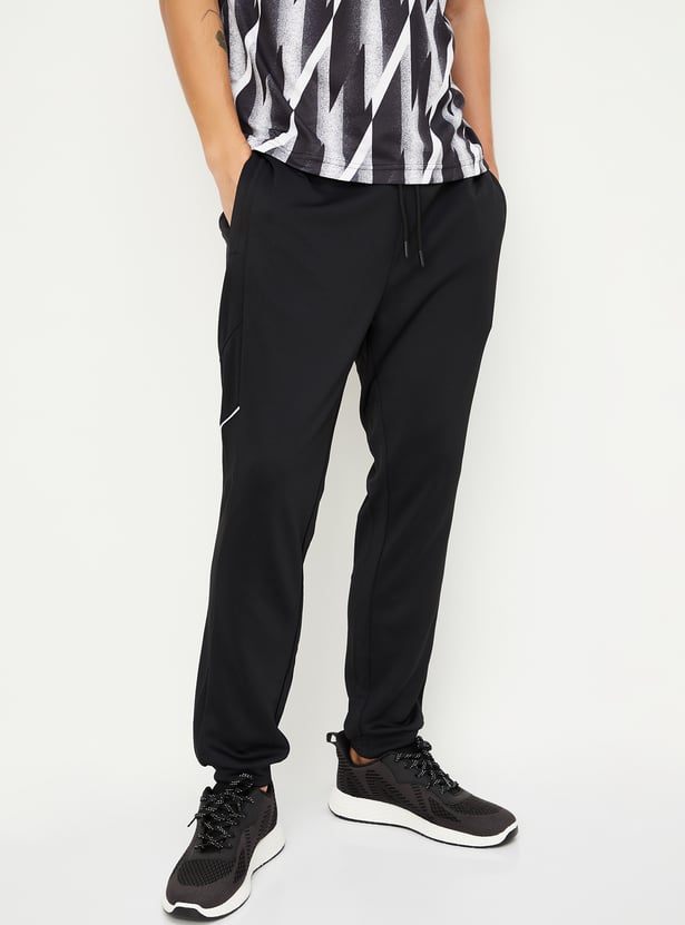 Men Solid Active Joggers