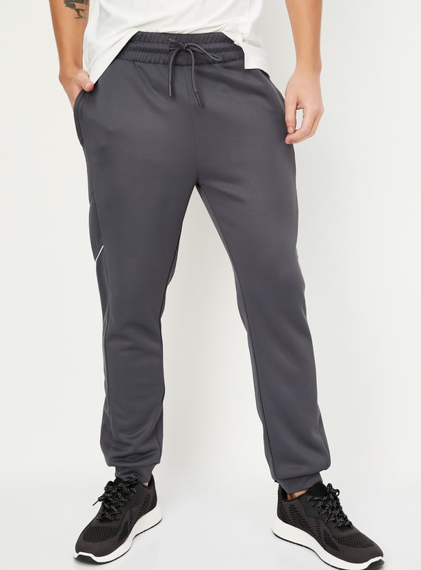 Men Solid Active Joggers