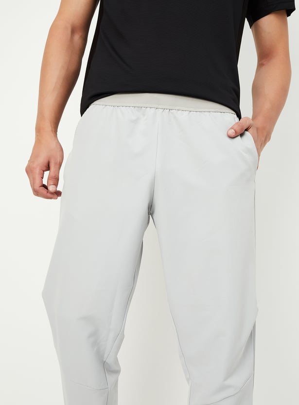 Men Solid Active Joggers