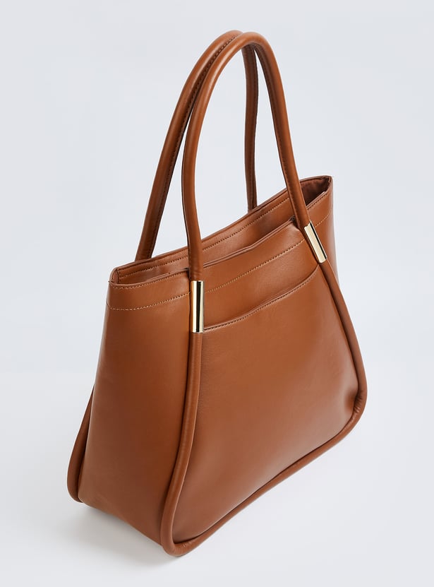 Women Solid Tote Bag