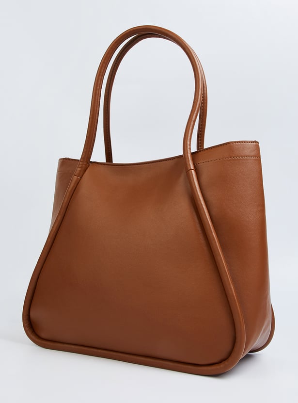Women Solid Tote Bag