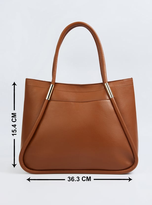 Women Solid Tote Bag