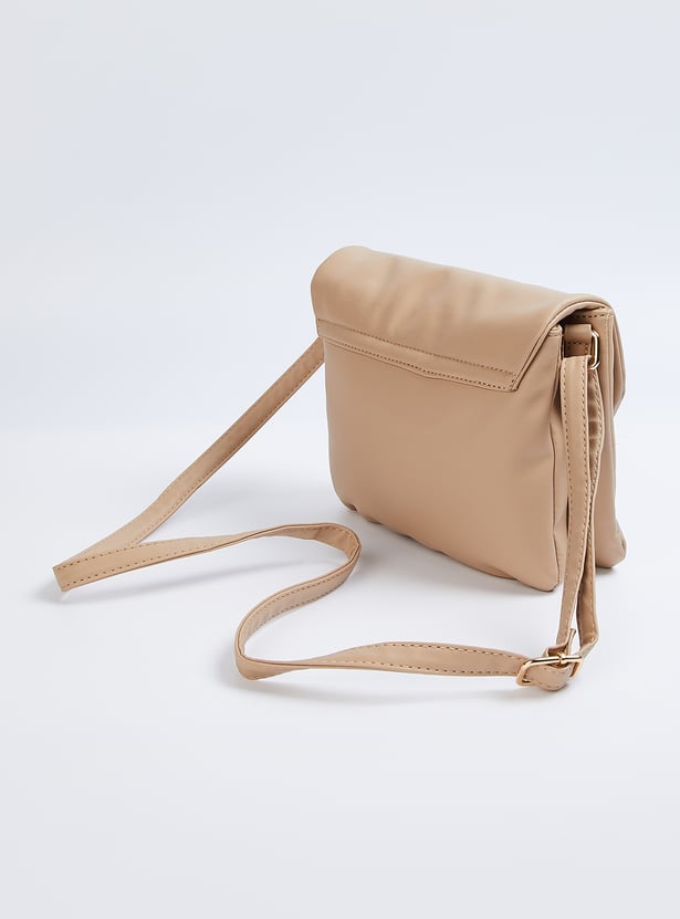 Women Solid Sling Bag