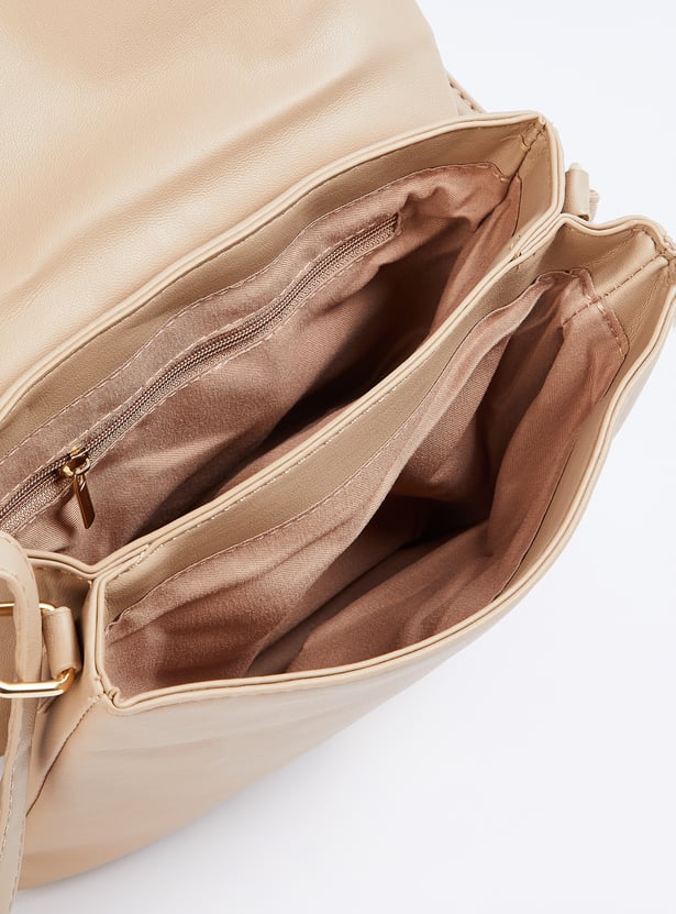 Women Solid Sling Bag