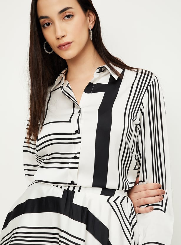 Women Printed Formal Shirt