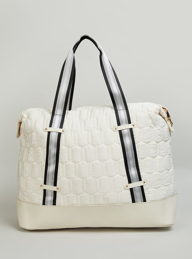 Ajio Straps For Duffle Bags Women Quilted Duffle Bag