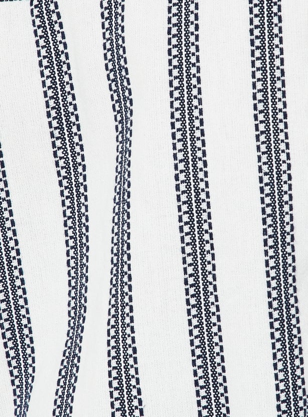 URB_N Men Regular Fit Striped Resort Shirt