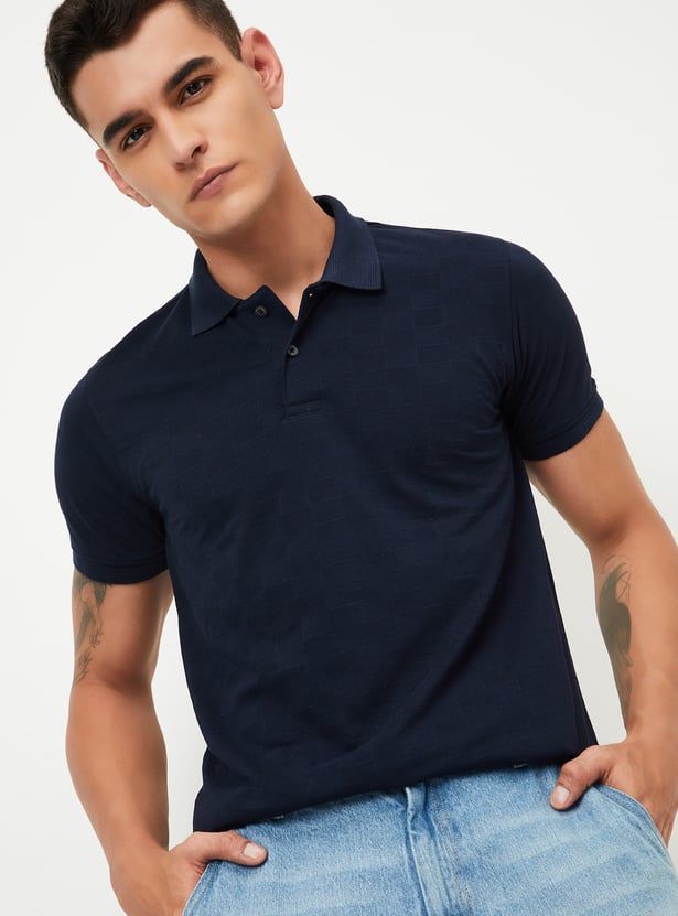 Short Sleeve Shirt Outfit Men Blue Jeans Navy Shirt Men Slim Fit