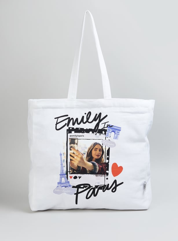 Women Emily In Paris Printed Shopper Bag