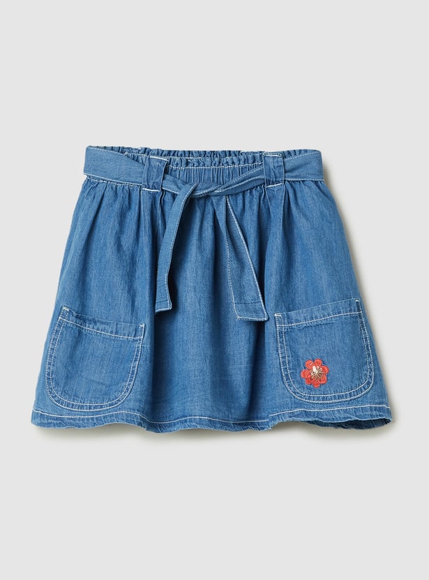 Girls Denim Skirt