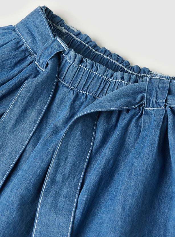 Girls Denim Skirt