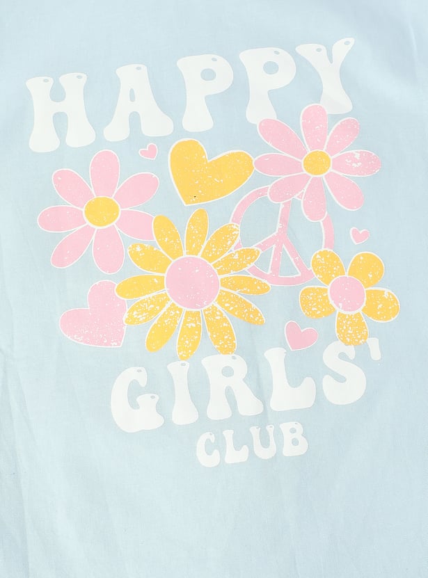 Girls Back Printed Shirt