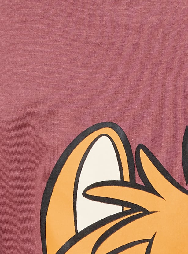 Women Boxy Fit Chip & Dale Printed Chemise