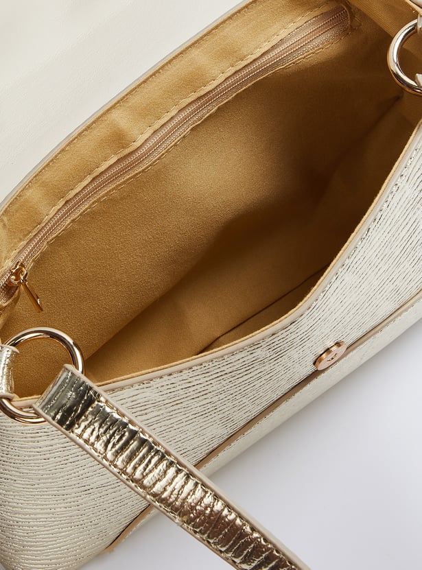 Women Metallic Envelope Shoulder Bag