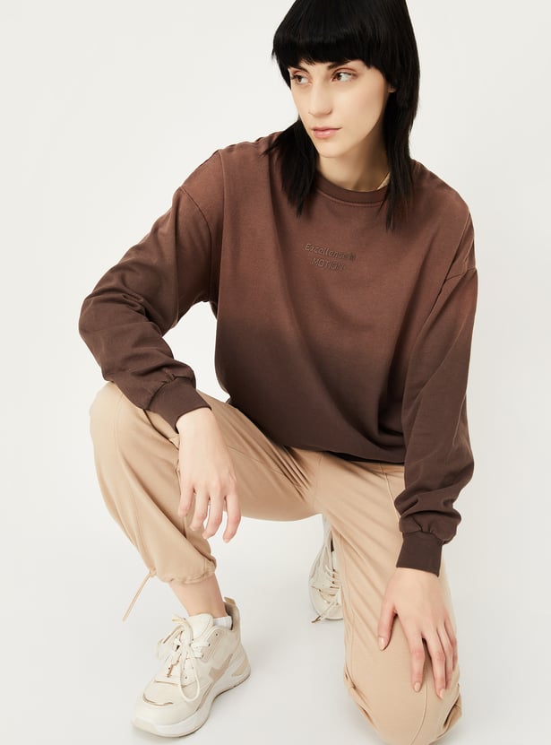 Women Washed Athleisure Sweatshirt