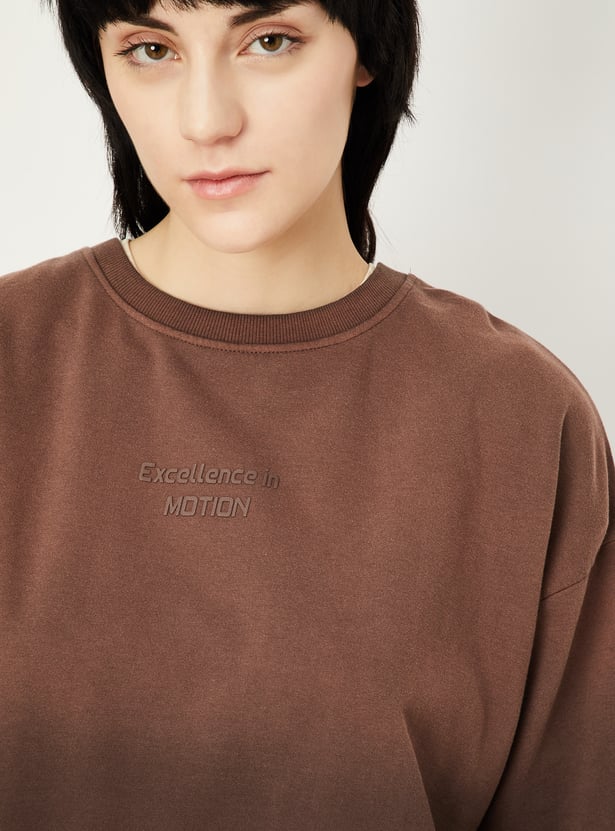 Women Washed Athleisure Sweatshirt