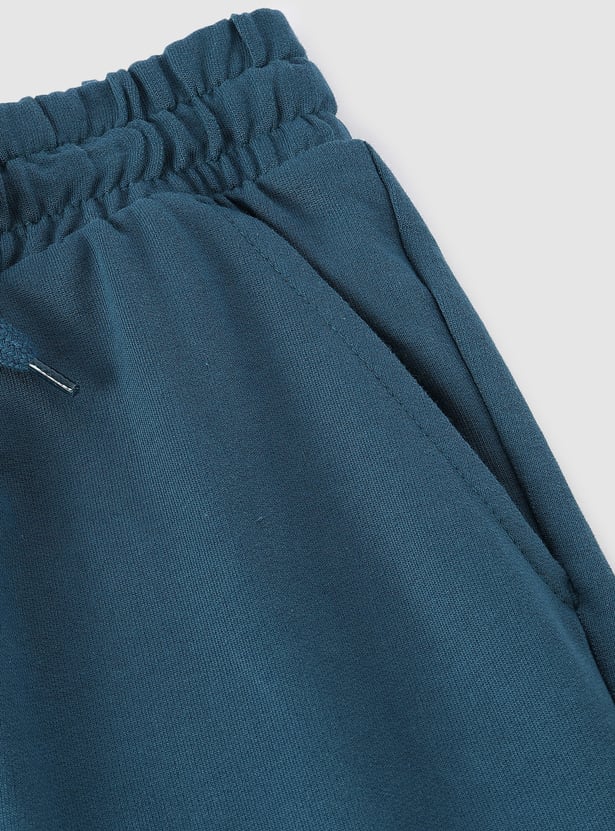 Boys Solid Cargo Joggers