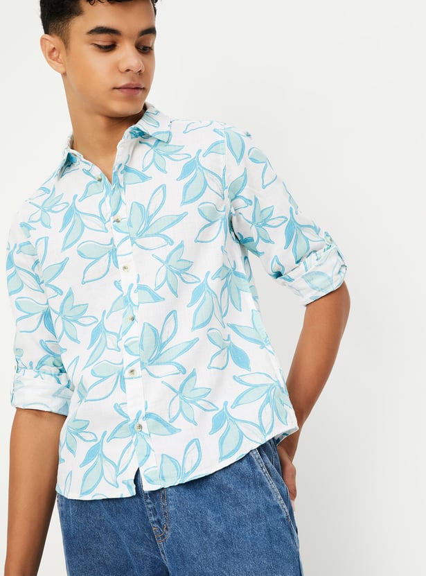 Boys All-Over Printed Shirt