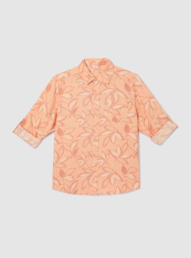 Boys All-Over Printed Shirt