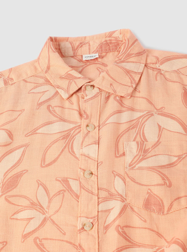 Boys All-Over Printed Shirt