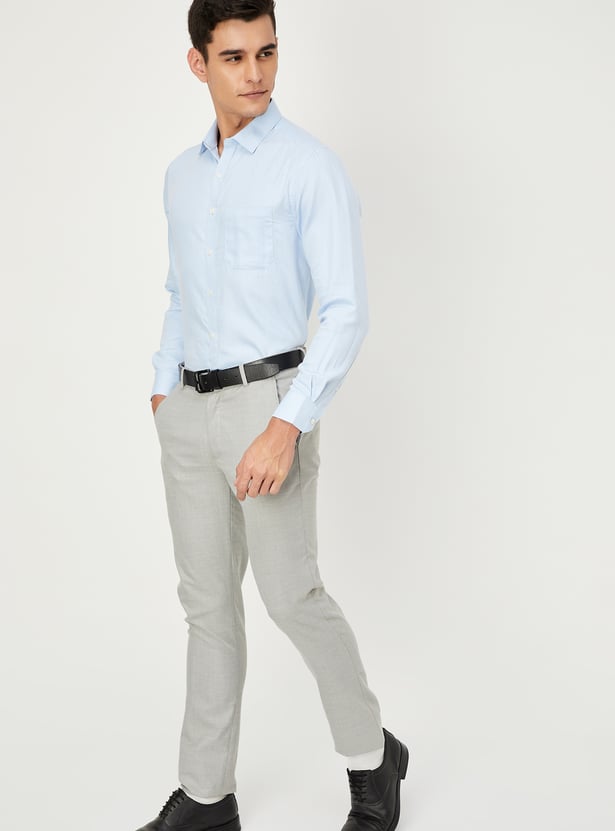 Men Regular Fit Woven Formal Shirt