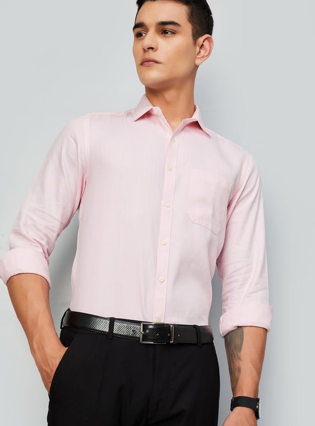 Men Regular Fit Woven Formal Shirt