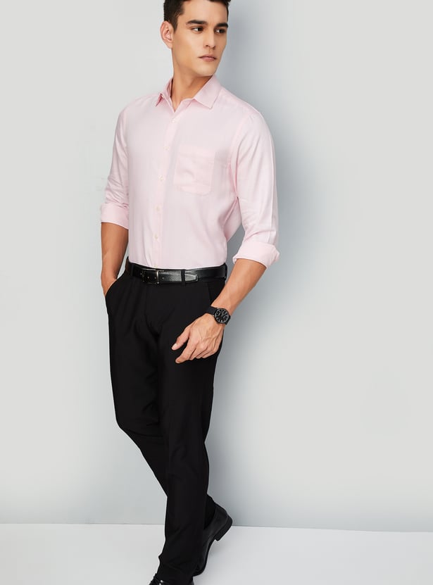 Men Regular Fit Woven Formal Shirt