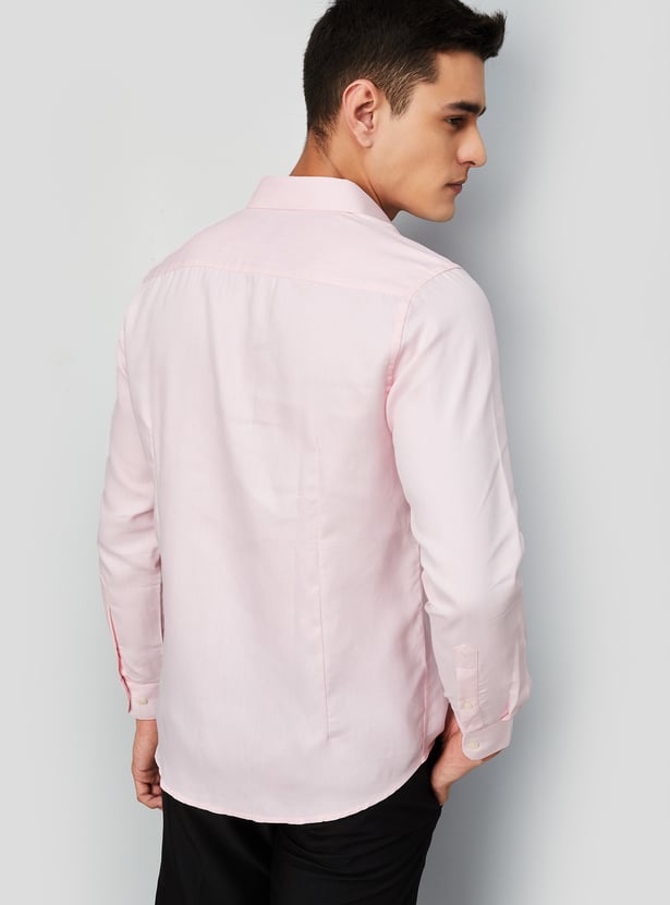 Men Regular Fit Woven Formal Shirt